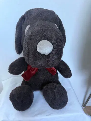 스누피 봉제 인형 다크 브라운