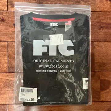 FTC POCKET S/S TEE 블랙 L 사이즈