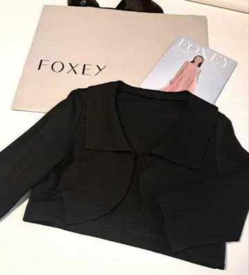 메루카리 시 FOXEY NEW YORK 볼레로 블랙 40 6/6까지