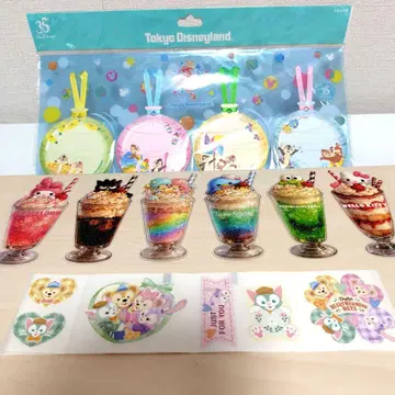 디즈니 리조트 35주년 메모지 & 아메스테 산리오씰 & 더피씰