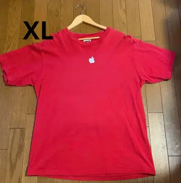 00s Apple 스태프 T셔츠 레드 XL