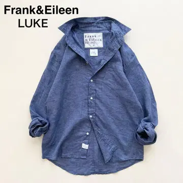 새상품급 프랭크앤아이린 LUKE 린넨 샴브레이 셔츠