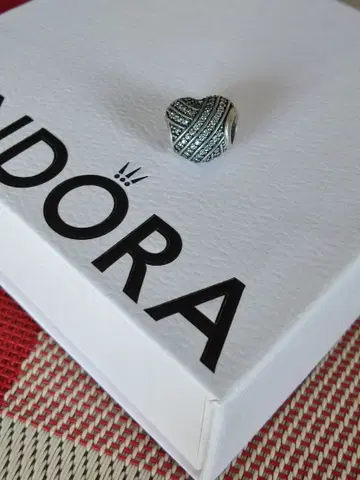 PANDORA 판도라 하트 지르코니아 참