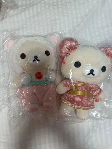 코리락쿠마의 딸기 없는 하루 중화풍 봉제 인형 레어