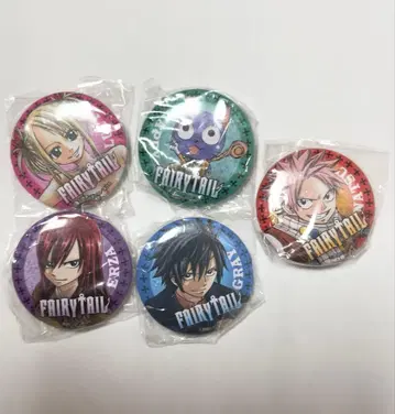 페어리 테일 FAIRY TAIL 50권 돌파 기념 캔뱃지 세트