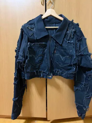 Levi's 505 리메이크 데님 자켓 크롭 기장