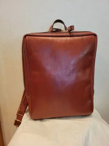 [ SALE ] Herz 스퀘어 소프트 비즈니스 백팩 M 초코