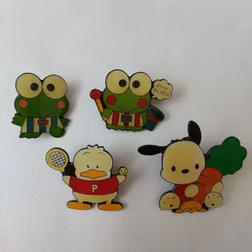산리오 케로케로케로피 포차코 오리 페클 핀 배지
