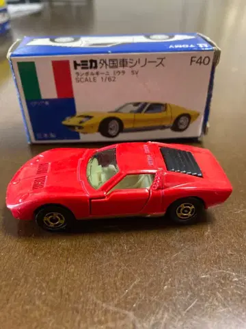 토미카 외국 자동차 시리즈 람보르기니 미우라 SV F40 1/62