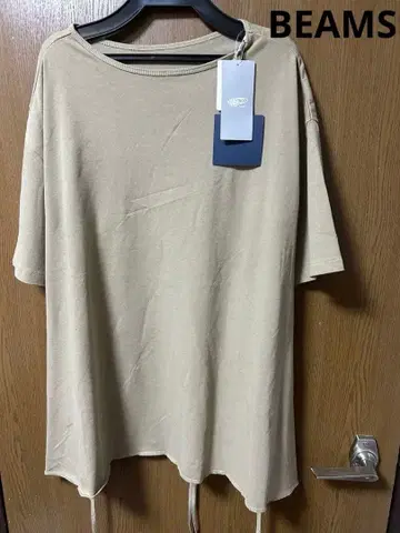 [미사용] 택 포함 BEAMS Side Rib Binder 티셔츠