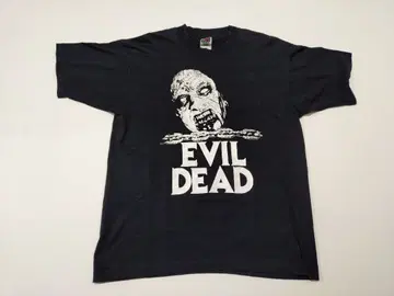 90s EVIL DEAD 티셔츠 블랙 L 사이즈 싱글 스티치
