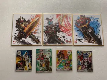 가면라이더 색지ART2 씰 쿠우가 가부토 브레이드 포제 가이무