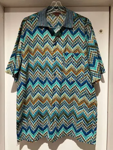 이탈리아제 MISSONI 미쏘니 반팔 셔츠 사이즈 50