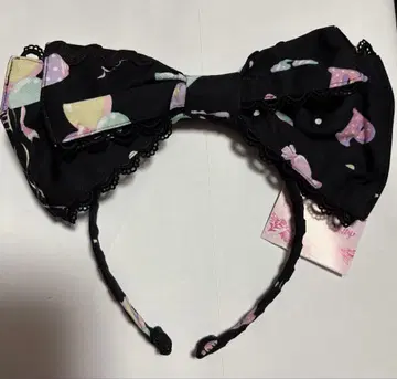 새상품 Angelic Pretty 토이 퍼레이드 머리띠 블랙 초판