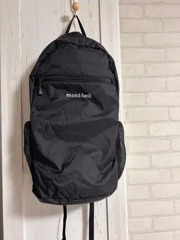 mont-bell 포켓터블 백팩 20L 블랙 몽벨 블랙