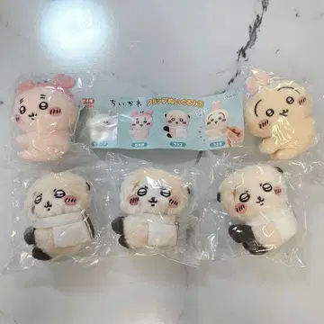 치이카와 클립 봉제 인형 2 5개 세트