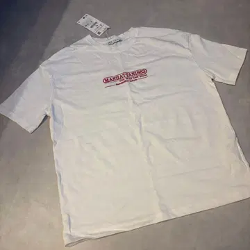 ZARA MANHATTAN1983 반팔 T셔츠 화이트 S