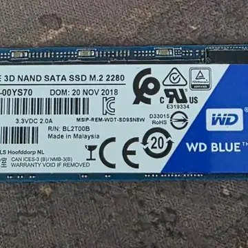 WD BLUE 3D NAND SATA SSD M.2 2280 500GB | 브랜드 중고거래 플랫폼