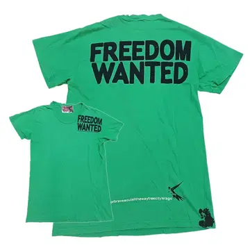 FREECITY 프리시티 FREEDOM WANTED 티셔츠
