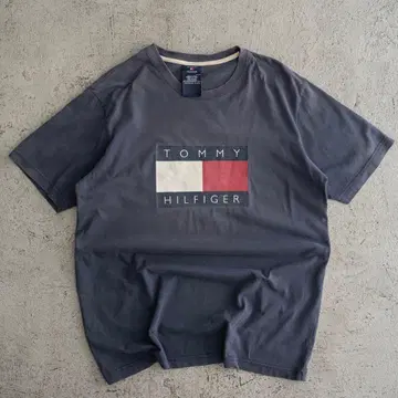 [페이드] 00s TOMMY HILFIGER 로고 티셔츠