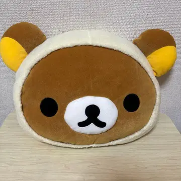 미사용 새상품 택 포함 산엑스 리락쿠마 페이스 쿠션 봉제 인형