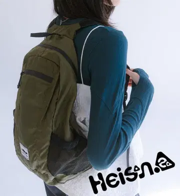 Heisan 하이산 백팩 포켓 백 카키