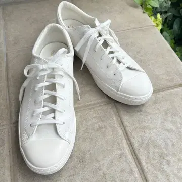 Converse All Star 가죽 로우컷 화이트