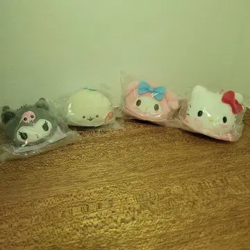 산리오 소리 나는 마스코트 봉제 인형 ~찐빵 디자인~ 전 종류