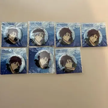 Free! FS 캔뱃지 마츠오카 린 7세트
