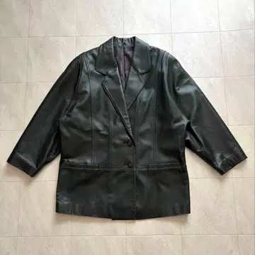 90s 빈티지 천연 가죽 가죽 자켓 일본제 그런지 구제 의류