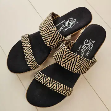 ISLAND SLIPPER 아일랜드 슬리퍼 웨지솔 샌들 25cm