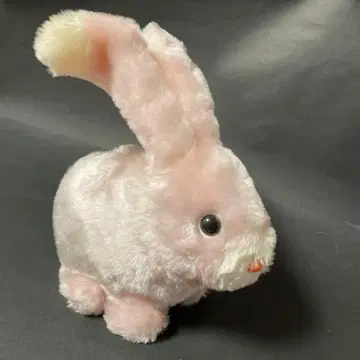 핑크 토끼 봉제 인형 완구