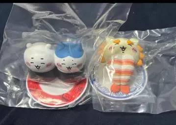 치이카와 스시 피규어 컬렉션 하치와레 군함 시사 새우 2개 세트