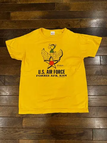 Buzz Rickson's 스누피 U.S.AIR FORCE T셔츠 M