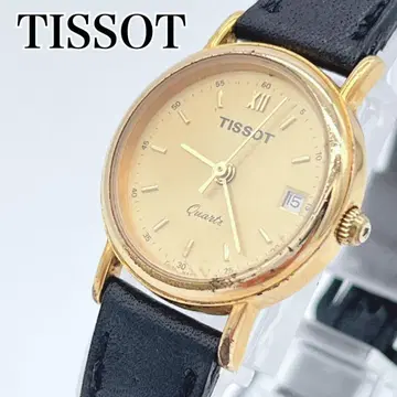 TISSOT 티쏘 데이트 SWISS MADE 골드 컬러 새상품 배터리