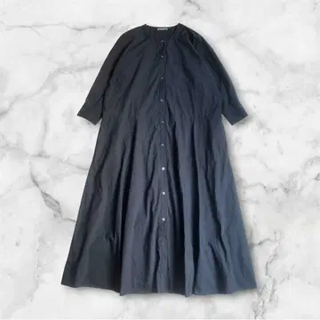 띠어리 럭스 밴드 카라 셔츠 원피스 STANIA 24ss 롱