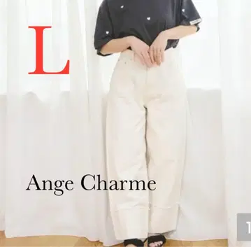 시마무라 Ange Charme 츠지 노조미 레이스 롤업 데님 사이즈 L