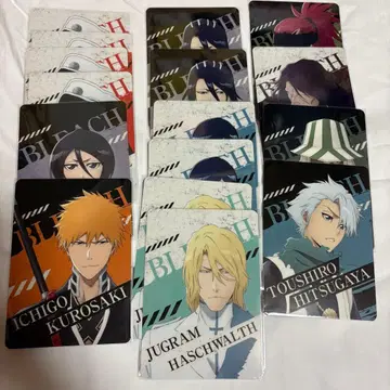 BLEACH 블리치 플라스틱 카드 16장