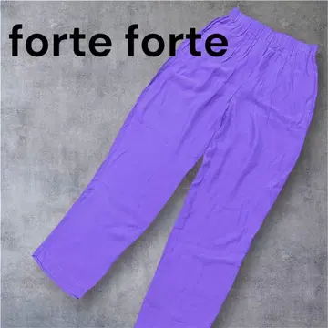 forte_forte 캐주얼 팬츠 퍼플 사이즈 0