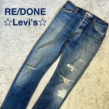 RE/DONE Levis 리바이스 여성용 데미지 진