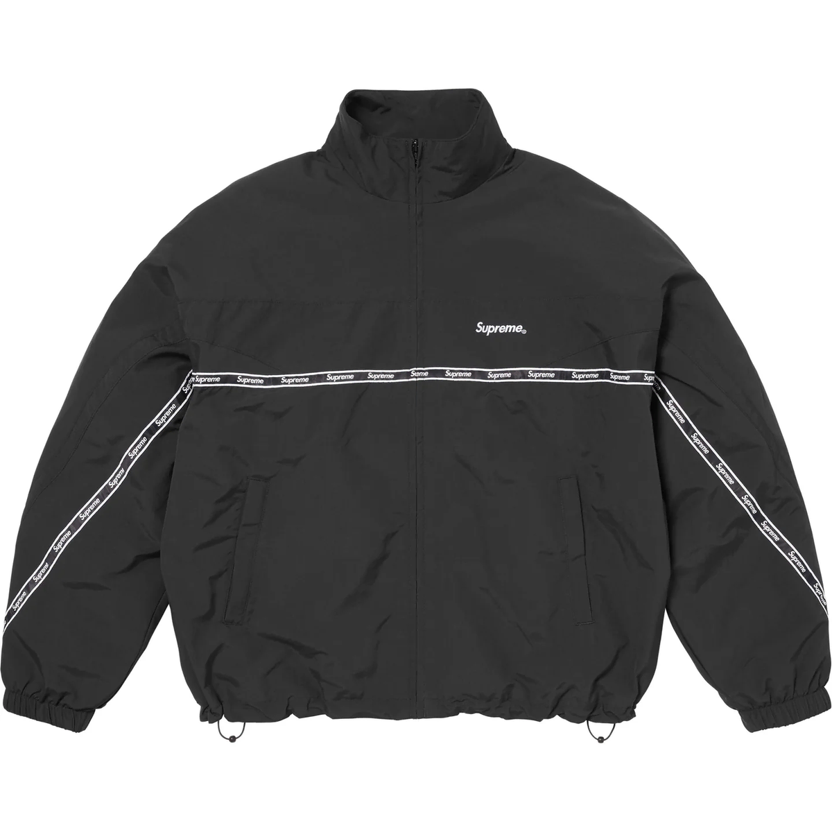 Supreme Reflective Pinstripe Track Jacket Black S | Bunjang Global