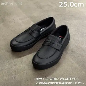 VANS skate loafer 반스 로퍼 가죽 25.0cm