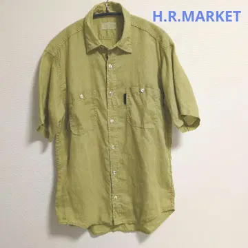 H.R.MARKET 할리우드 런치 마켓 린넨 반팔 셔츠 사이즈 2