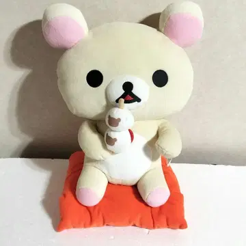 리락쿠마 찻집 봉제 인형 XL 코리락쿠마 경단 방석