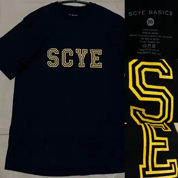 SCYE BASICS T셔츠 36 블랙 사이 베이직 반팔