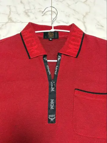 MCM 피케 셔츠 레드