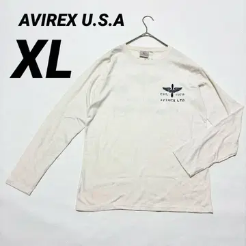 AVIREX U.S.A 롱티 밀리터리 프린트 공군 아메카지 긴팔