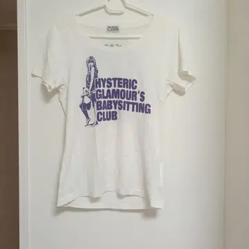 HYSTERIC GLAMOUR T셔츠 화이트 FREE