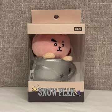 정국 COOKY 스노우피크 키링 BT21