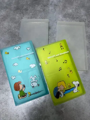 SNOOPY and Woodstock 스누피 DVD 케이스 2개 세트